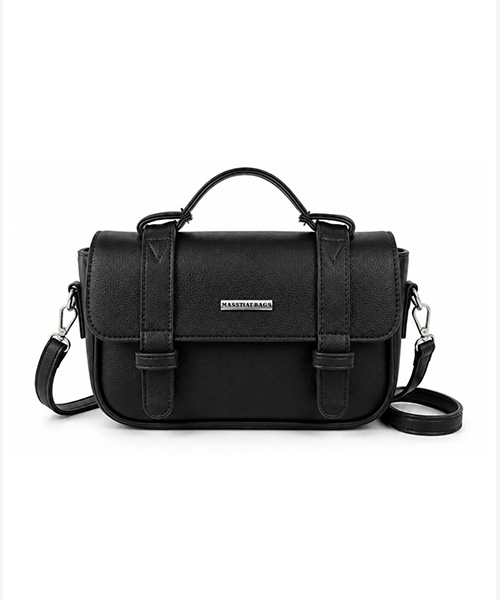 Cartera tipo maletín ref. ABC color negro