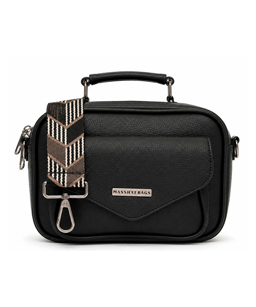Cartera con correa Agatha color negro